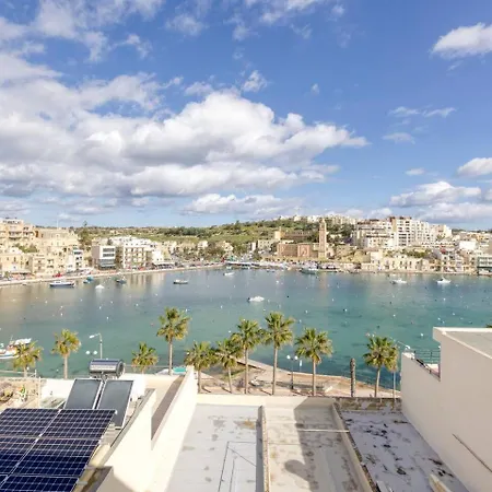 Daire Penthouse, Seaview, Beautiful 2br 4 *