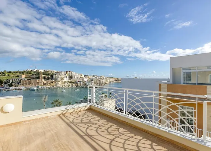 Appartement Penthouse, Seaview, Beautiful 2br 4 *