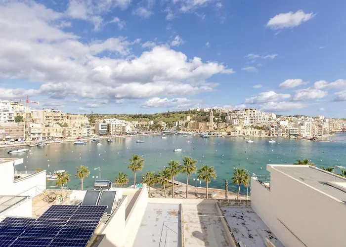 Appartement Penthouse, Seaview, Beautiful 2br 4 *